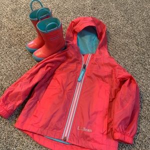 L.L. Bean Kids Raincoat and Boots